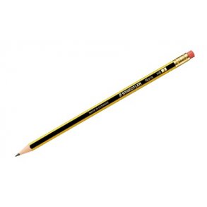 Blyanter Staedtler 122 HB, m/viskelder 12 stk