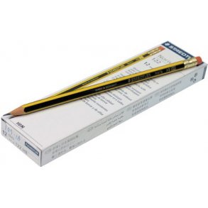 Blyanter Noris Triplus HB gul/sort - 12 stk