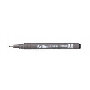Tegnepen Artline Drawingpen, 0,8 mm sort
