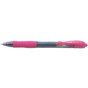 Gelpen Pilot G-2 pink Fine - 12 stk