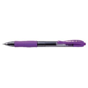 Gelpen Pilot G-2 lilla Fine - 12 stk