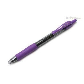 Gelpen Pilot G-2 metal.lilla - 12 stk