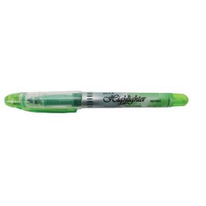 Tekstmarker penneform liquid, Grn - 12 stk