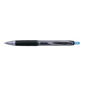 Rollerpen Uni-ball Signo 207, bl m/gummigr - 12 stk