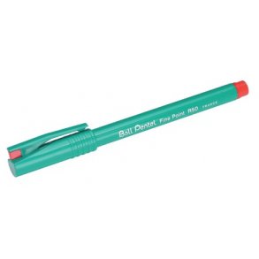 Rollerpen Ball Pentel R50 rd - 12 stk