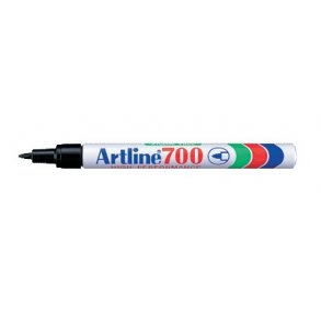 Marker Artline 700 sort perm. 0,7 mm 12 stk