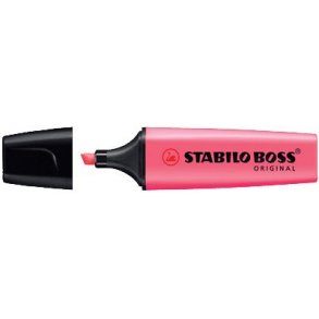 Tekstmarker Stabilo Boss, Pink - 10 stk