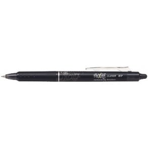 Ballpen Pilot Frixion click, sort 07 - 10 stk