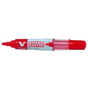 Whiteboard marker Pilot BG V, rund spids rd - 10 stk
