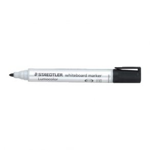 Whiteboard marker sort rund, Staedtler 351-9 - 10 stk