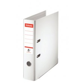 Brevordner A4 Esselte hvid, 75mm - 10 stk