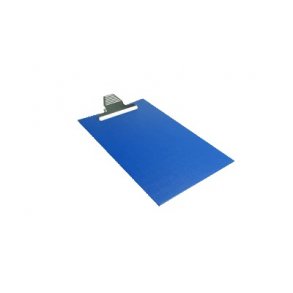 Clipboard A4 27355 bl�, skriveplade m/kraftig klem