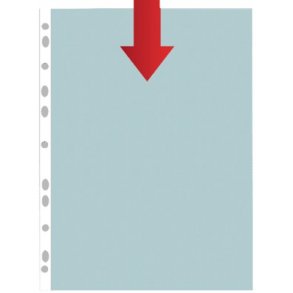 Q-connect plastlomme A4, 0,08 - 100 stk