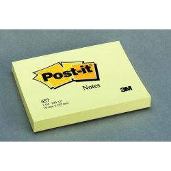 Post-it blok nr. 657, 76x102mm - 12 stk