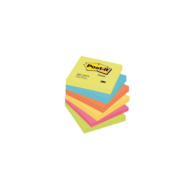 Post-it blokke 3M 76x76 mm - 6 stk