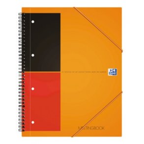 Meetingbook 2-i-en A4 lin. notesbog og samlemappe - 1 stk