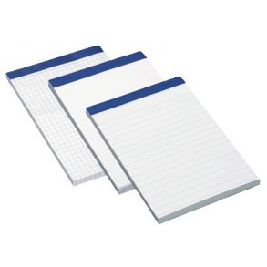 Blok A6 ulin. med stub NOA, 100 sider 60 g - 5 stk