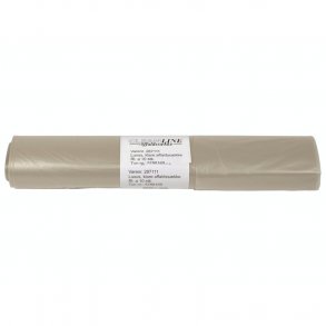 Affaldsskke luksus 100 l. klar genbrugsplast 70 x 110 cm - 1 rll