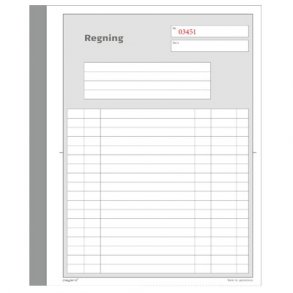 Regningsblok m/kopi Mayland 148x200mm