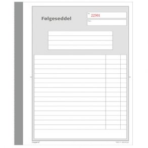 F�lgeseddel Mayland 148x200mm
