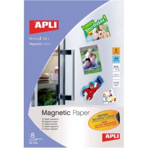 A4 magnetisk papir Apli, 640 gr - 1 ske