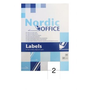 Q-connect multi etiketter, Pk/100 ark A4 210x148,5 mm