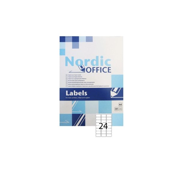 NOA etiket 33,9x63,5mm Laser-kopi-inkjet