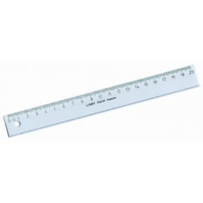 Lineal Linex skolelineal klar plast - 1 stk