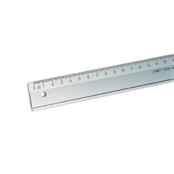 Lineal Linex skolelineal klar plast  1 stk