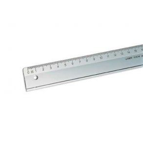 Lineal Linex skolelineal klar plast  1 stk