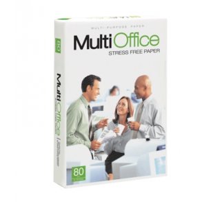 Kopipapir hvid 80g A4 Multioffice (500) EU blomst