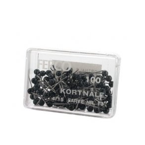 Kortnle sort, 4/20 - 100 stk