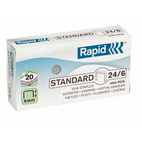 Staples Strong 24/6 Galvanized - 1 pkk