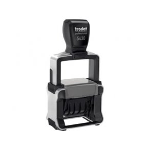 Stempel dato m/tekst.faxet/bes, modtaget - 1 stk