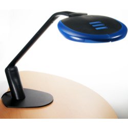 Unilux Duo lampe m/ fod, sort - 1 stk