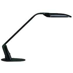 Unilux Duo lampe m/ fod, sort - 1 stk
