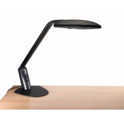 Unilux Duo lampe m/ fod, sort - 1 stk