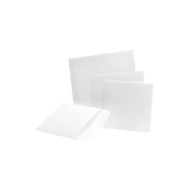 Kuverter Scandia E56 kvadrat, 155x155mm, hvid - 500 stk