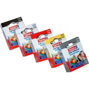 Lrredstape Tesa 56341 sort, 2,75mx19mm - 1 rulle