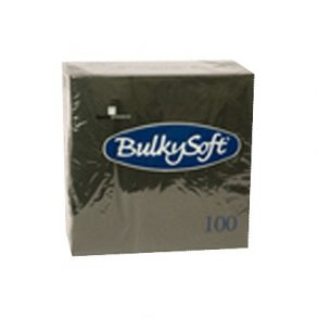 Servietter 40x40 cm 3-lags, Sort - 100 stk