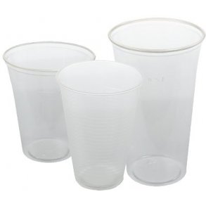 Plastglas 50 cl bld, klar - 50 stk