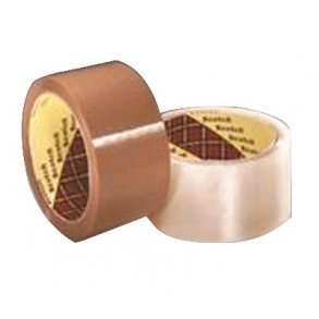 Pakketape 38mm x 66m brun, Low Noise - 6 ruller