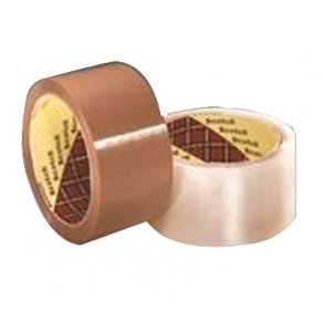 Pakketape 38mm x 66m klar, Low Noise - 6 ruller