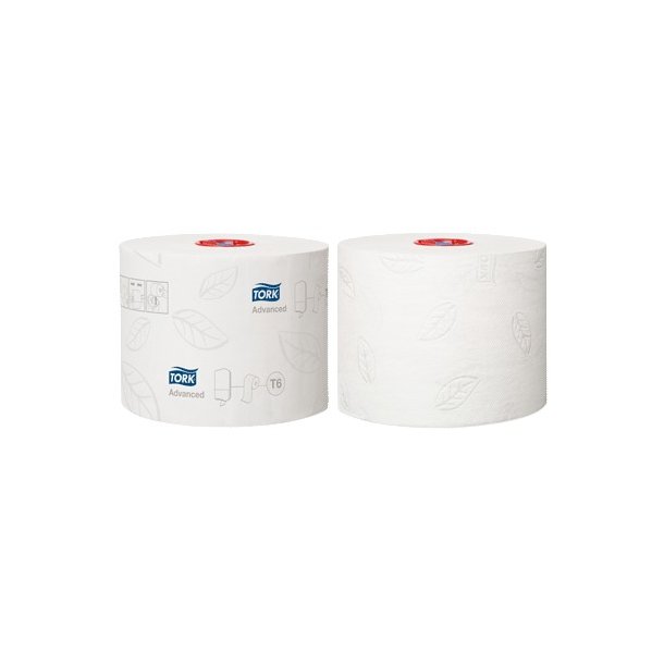 Toiletpapir Tork advanced T6, Hvid, Mid-Size - 27 rll