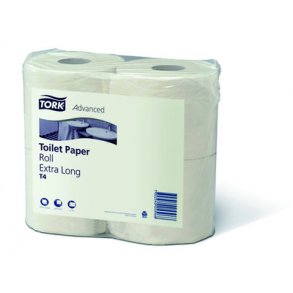 Toiletpapir Tork Advanced T4, Hvid, 2-lags - 24 rll