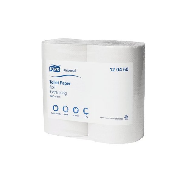 Toiletpapir Tork universal T4, Natur, 2-lags - 24 rll