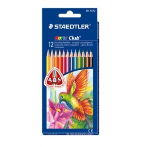 Farveblyanter Noris club Triangular 100% PEFC - 12 farver