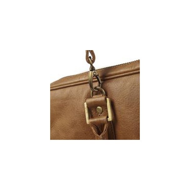 Leather case with handles for PC &amp; MacBooks up to 15' - Gold