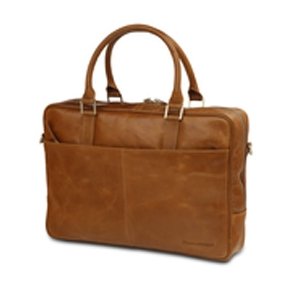 Leather business bag Rosenborg up to 14''   Golden tan