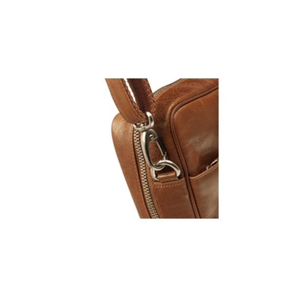 Leather business bag Rosenborg up to 14''   Golden tan